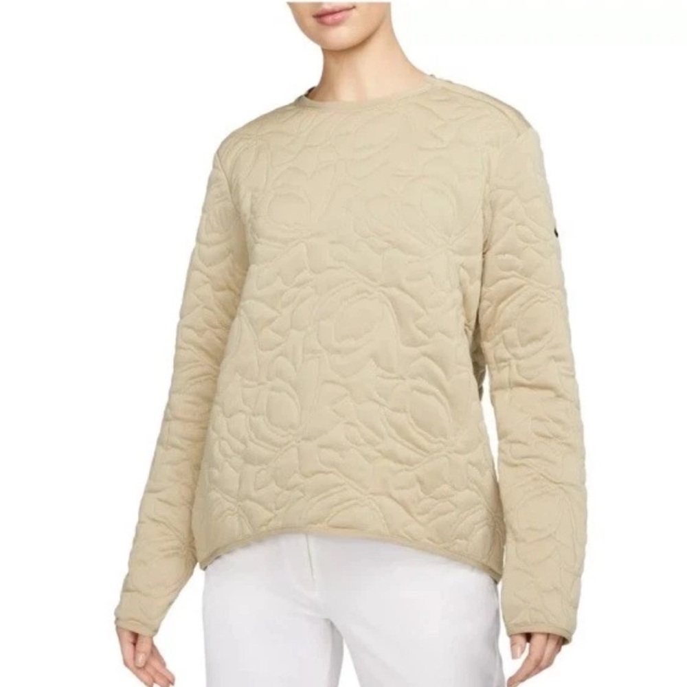 NIKE DRI-FIT MID-LAYER GOLF LONG SLEEVE PULLOVER WOMENS SIZE M